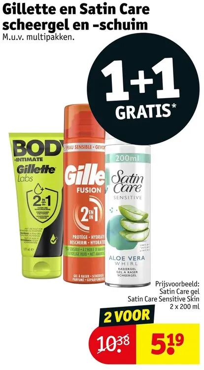 Aanbieding: Scheergel en -schuim