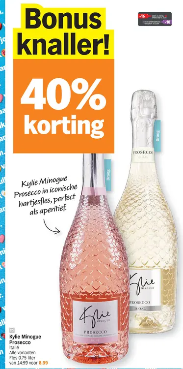 Promotie: Kylie Minogue Prosecco