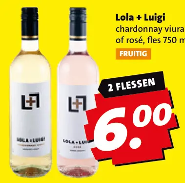 Aanbieding: chardonnay viura of rosé
