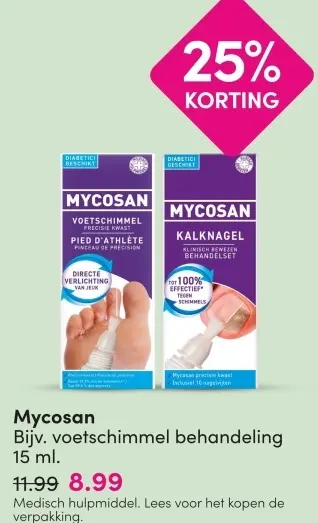 Aanbieding: Mycosan Bijv. voetschimmel behandeling