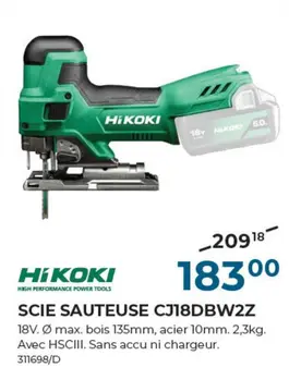 Offre: SCIE SAUTEUSE CJ18DBW2Z