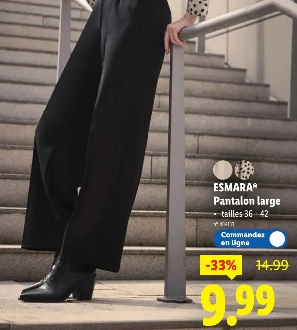Offre: Pantalon large