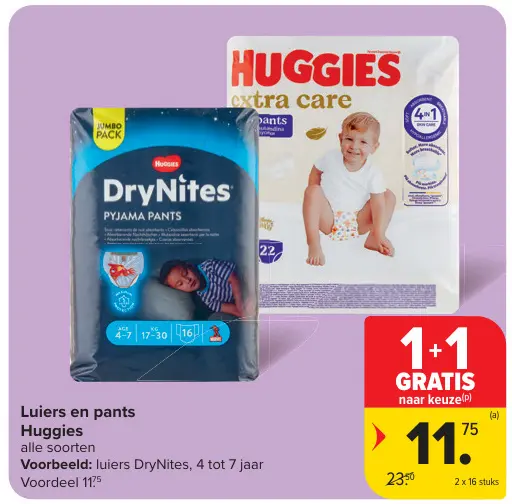 Promotie: Luiers en pants