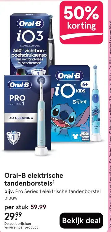 Aanbieding: Oral-B elektrische tandenborstels