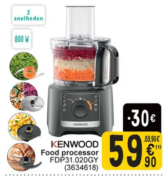 Aanbieding: Food processor FDP31.020GY