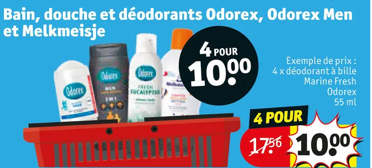 Offre: Bain, douche et déodorants 