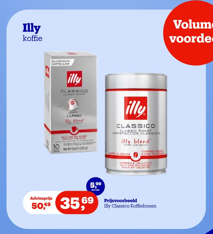 Promotie: Illy Classico Koffiebonen