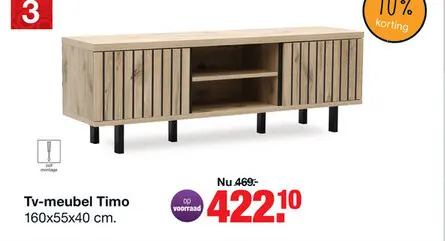 Aanbieding: Tv-meubel Timo 160 cm