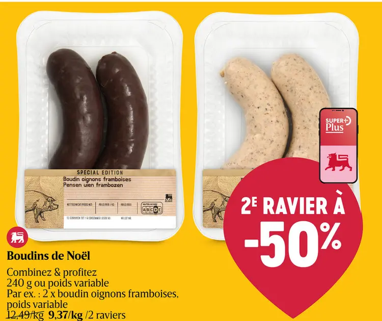 Offre: Boudins de Noël