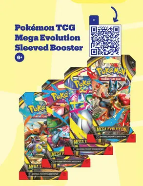 Aanbieding: Pokémon TCG Mega Evolution Sleeved Booster