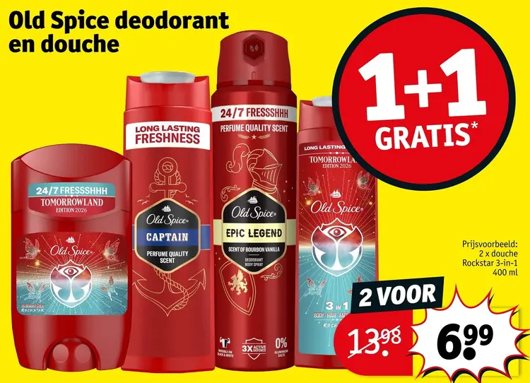 Promotie: Old Spice Deodorant en douche