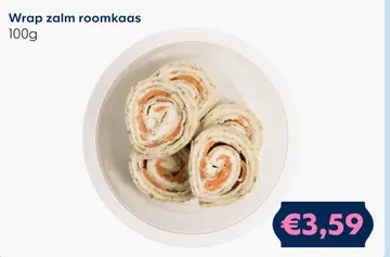 Aanbieding: Wrap zalm roomkaas