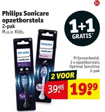Aanbieding: Philips Sonicare opzetborstels