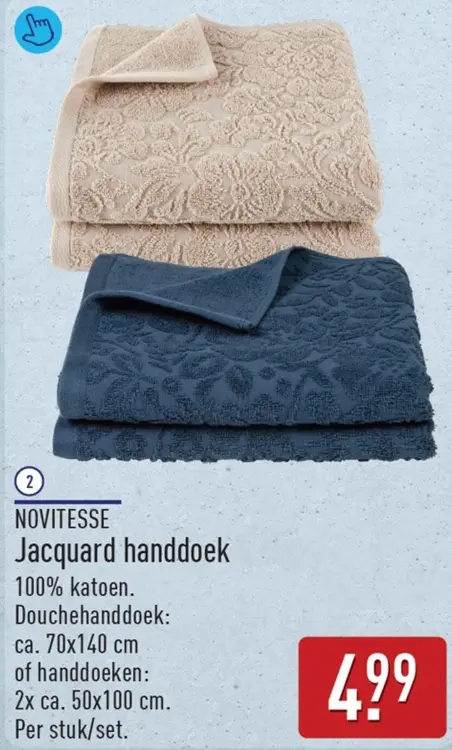 Aanbieding: Jacquard handdoek
