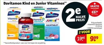 Aanbieding: Davitamon Kind en Junior Vitaminen