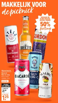 Aanbieding: Bacardí Rum & Cola