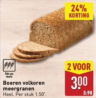 Aanbieding: Boeren volkoren meergranen