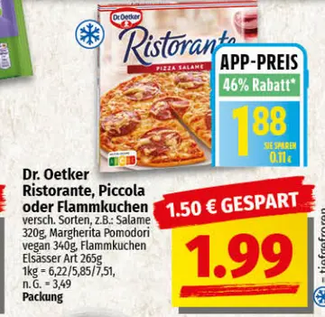 Aanbieding: Dr. Oetker Ristorante, Piccola oder Flammkuch