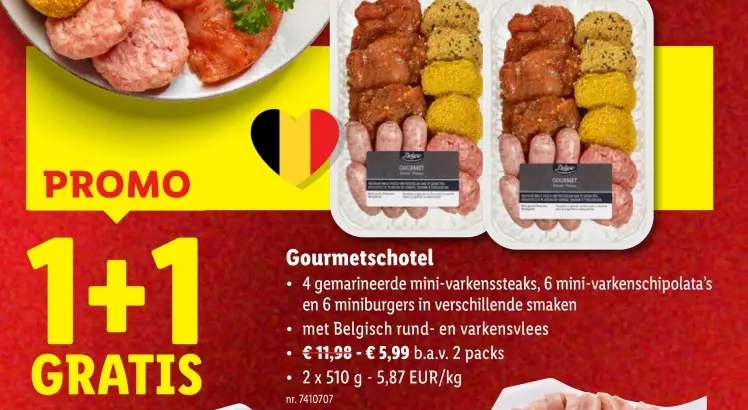 Promotie: Gourmetschotel