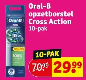 Aanbieding: Oral-B opzetborstel Cross Action