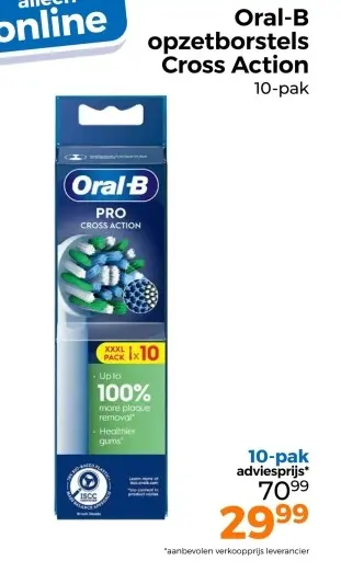 Aanbieding: Opzetborstels Cross Action