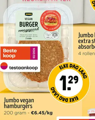Promotie: Vegan hamburgers