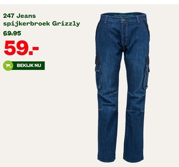 Aanbieding: 247 Jeans spijkerbroek Grizzly