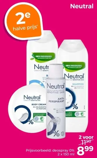 Aanbieding: Neutral deospray 0%