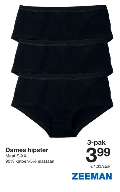 Promotie: Dames hipster