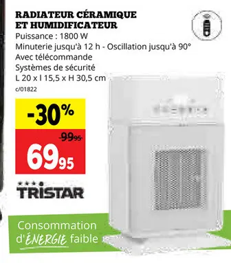 Offre: Radiateur céramique et humidificateur