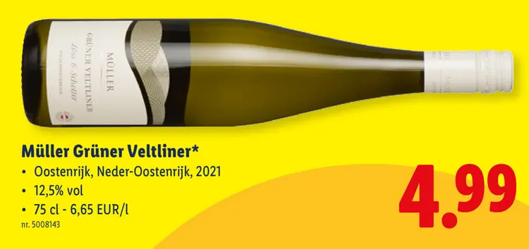 Promotie: Müller Grüner Veltliner