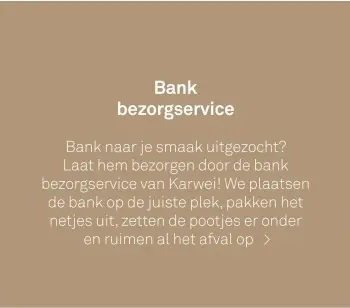 Aanbieding: Bank bezorgservice