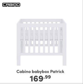 Aanbieding: Cabino babybox Patrick