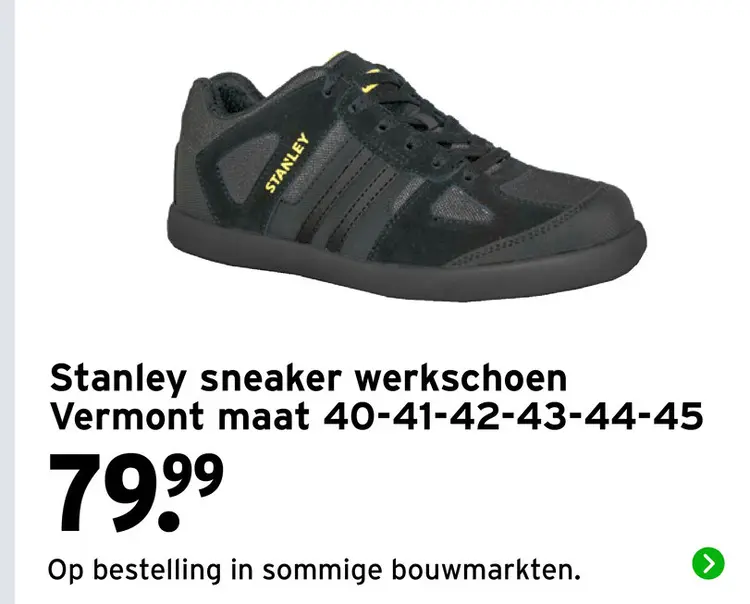 Aanbieding: Stanley sneaker werkschoen