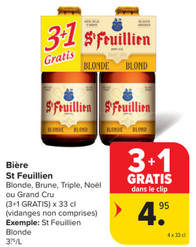 Offre: Bière St Feuillien