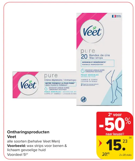 Promotie: Ontharingsproducten
