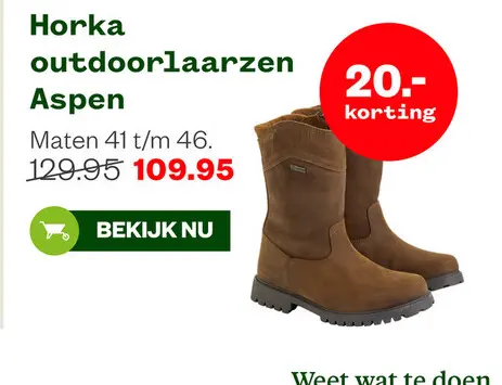 Aanbieding: outdoorlaarzen Aspen