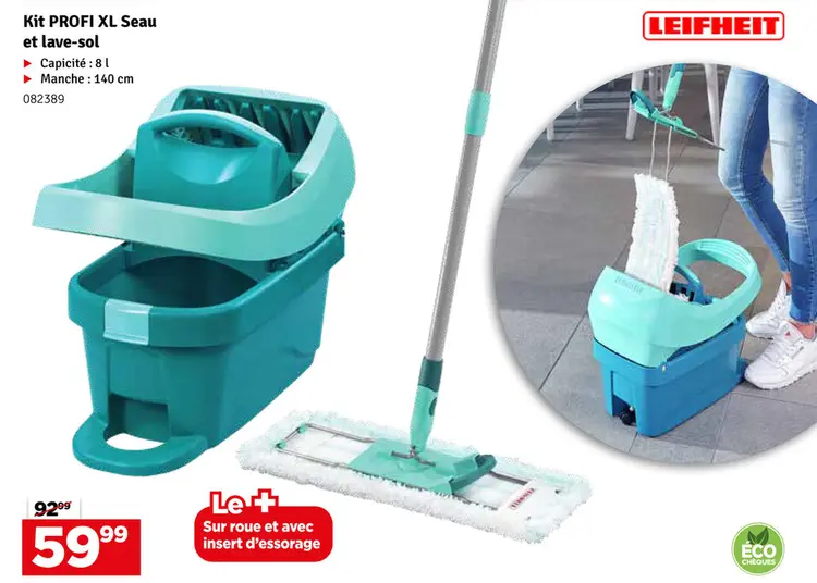 Offre: Kit PROFI XL Seau et lave-sol