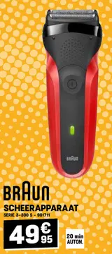Aanbieding: BRAUN SCHEERAPPARAAT