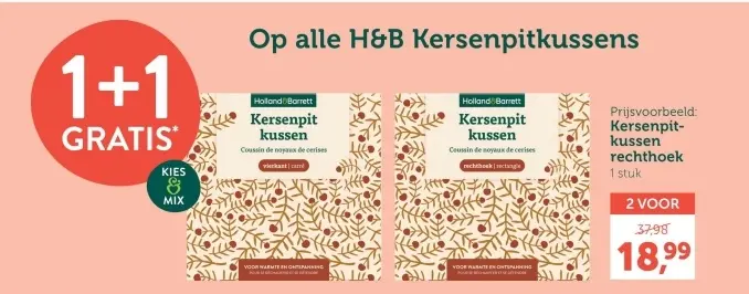Promotie: Kersenpitkussen