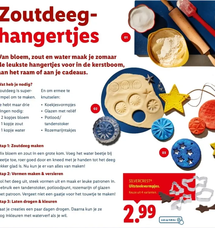 Aanbieding: Zoutdeeg-hangertjes