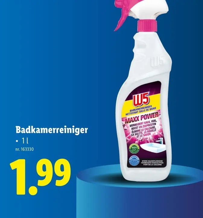 Promotie: Badkamerreiniger