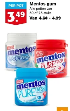 Aanbieding: Mentos gum