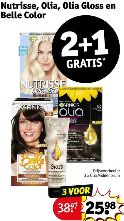 Promotie: Nutrisse, Olia, Olia Gloss en Belle Color