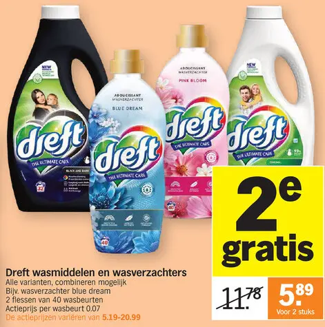 Promotie: Wasmiddelen en wasverzachters