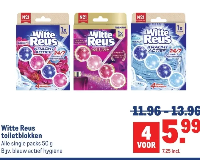 Aanbieding: toiletblokken