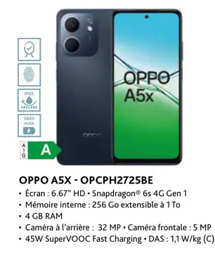Offre: Oppo a5x - opcph2725be