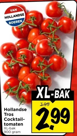 Aanbieding: Hollandse Tros Cocktailtomaten