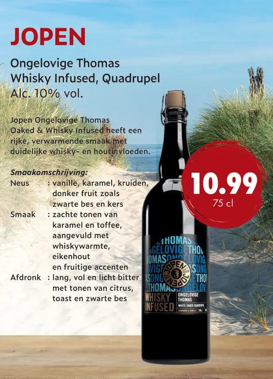 Aanbieding: Ongelovige Thomas Whisky Infused, Quadrupel