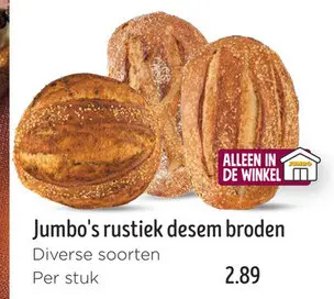 Aanbieding: Jumbo's rustiek desem broden